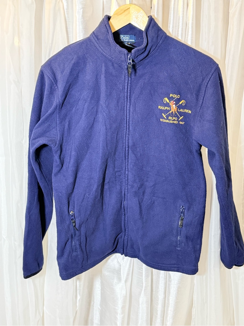 Polo by Ralph Lauren Kids Navy Full-Zip Fleece Jacket